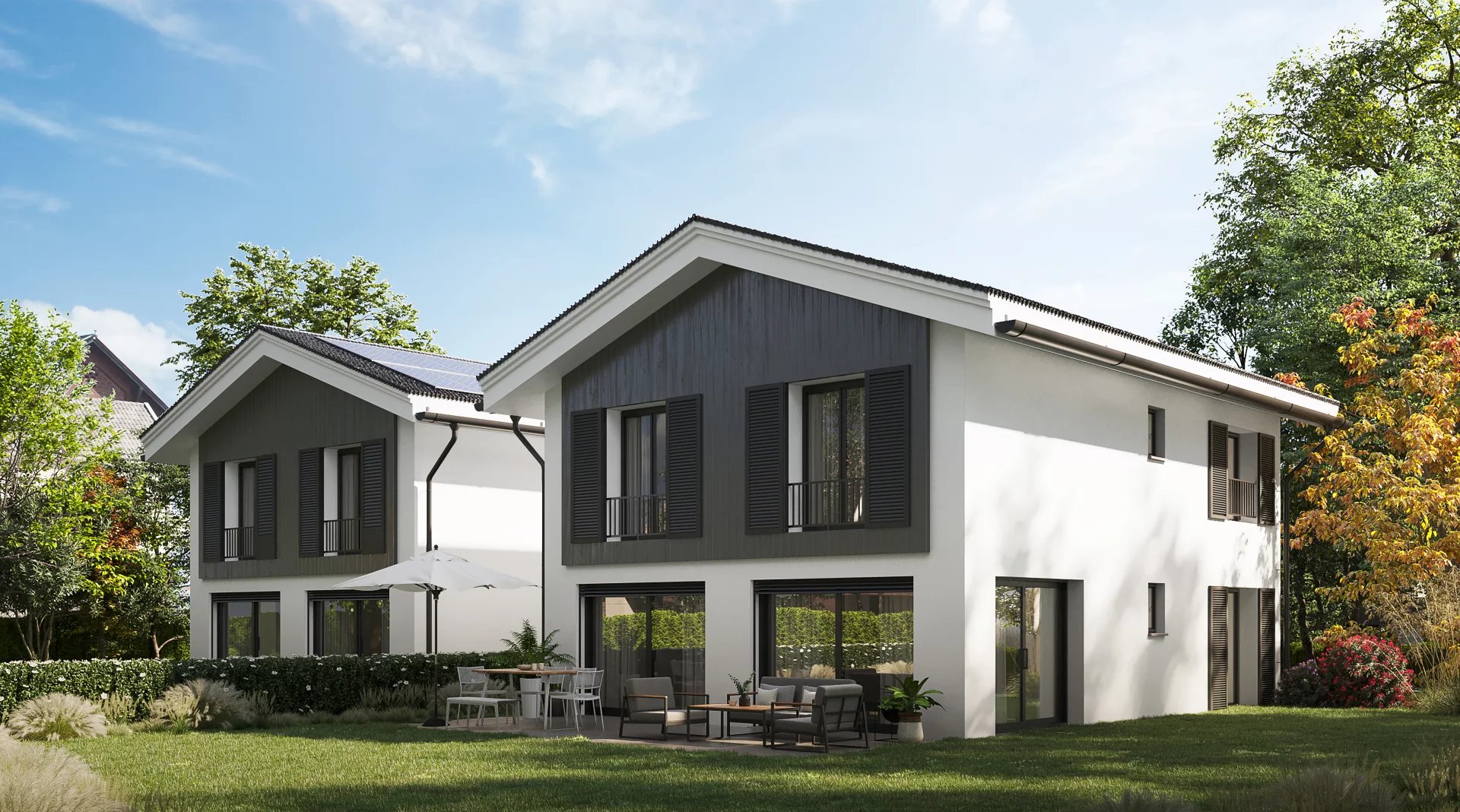 Villa d’architecte lumineuse avec grand jardin à Épalinges